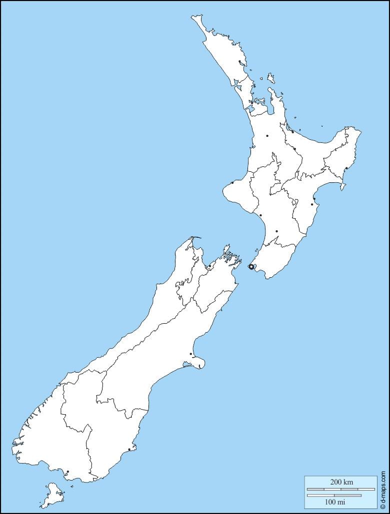 vid fizik kat jeyografik nan new zeland