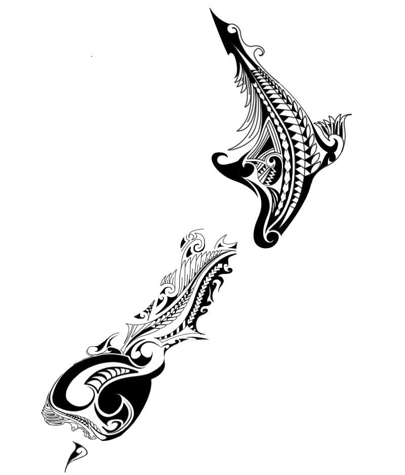 Kat jeyografik nan new zeland tatoo