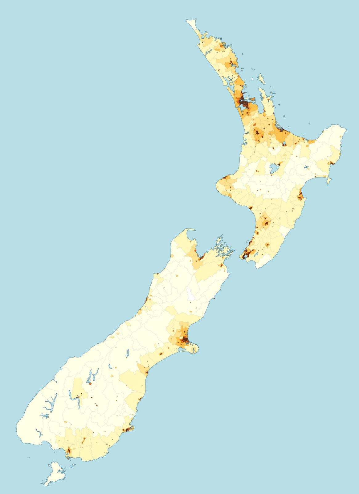 new zeland dansite popilasyon kat jeyografik