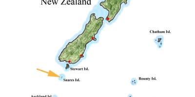 Kat jeyografik nan new zeland ak ki antoure zile