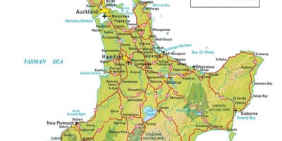 Kat jeyografik nan pati nò new zeland