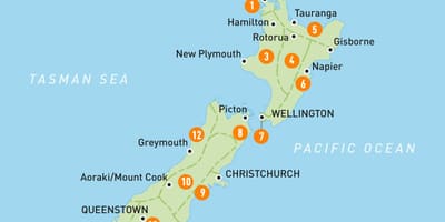 Kat jeyografik nan new zeland zòn