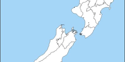 Kat jeyografik nan senp new zeland